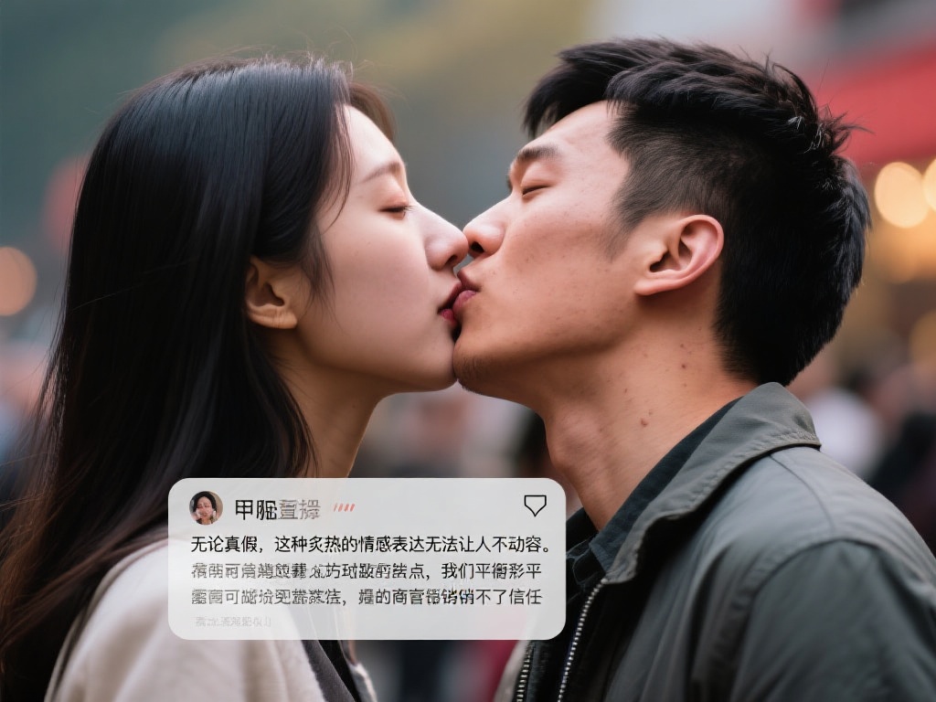 甲亢哥深情亲吻神秘女子,中国女子跪地求婚 尽管事件本身很有话题性,但关于甲亢哥亲吻